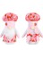 Silhouette 2 Adet Çilek Desen Gnomes Süsler, El Yapımı Yüzü Olmayan Bebek Rudolph Peluş Oyuncak, Ev Masa Gnome Dekor Doğum Günü Si (Yurt Dışından) 1