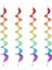Silhouette 4 Parça 57 Inç Gökkuşağı Curlie Spinner Gökkuşağı Rüzgar Spinner Renkli Asılı Rüzgar Twister Açık Kapalı Dekorasyon Için (Yurt Dışından) 1