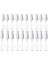 Silhouette 60 Adet 20 ml Taşınabilir Küçük Şeffaf Plastik Boş Sprey Şişesi Doldurulabilir Şişeler (Yurt Dışından) 1