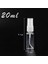 Silhouette 60 Adet 20 ml Taşınabilir Küçük Şeffaf Plastik Boş Sprey Şişesi Doldurulabilir Şişeler (Yurt Dışından) 2