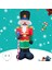Silhouette 2.4m Fındıkkıran Noel Şişme LED Işık Up Dekor Açık Tatil Dekorasyon Noel Şişme Bebek-Abd Plug (Yurt Dışından) 5