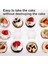 Silhouette 10'lu Paket Cupcake Kutuları, 12 Çıkarılabilir Parçalı Cupcake Kapları ve Muffinler Için Vitrinli Cupcake Tutucular (Yurt Dışından) 4