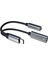 2'si 1 Arada USB C - 3,5 mm Kulaklık Jakı Adaptörü Tip C Şarj Ses Aux Adaptörü Samsung S20 10 Plus S21 iPad Pro Için (Yurt Dışından) 3