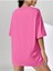 Womens Baskılı Kadın Oversize Füme Salas T-Shirt Boyfriend 4