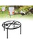 Silhouette 2 Parça Suluk Için Metal Stand, 4 Ayaklı Demir Stand Tutucu, Kovalar Varil Için Yuvarlak Rafı (Yurt Dışından) 5