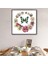 Silhouette Yetişkinler Için Başlangıç Çocuklar Için Damgalı Kitleri 11CT Dıy El Yapımı Nakış Iğne Seti-Kelebek Çelenk 33X32 cm (Yurt Dışından) 3