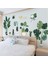 Silhouette Duvar Çıkartmaları Duvar Çıkartmaları Yeşil Tropikal Bitki Duvar Resimleri Duvar Çıkartmaları Yapraklar Kendinden Yapışkanlı Duvar Dekorasyonu (Yurt Dışından) 3