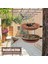 Silhouette Kuş Besleyici Güverte Kuş Besleyiciler Banyo Tepsisi Çıkarılabilir Ayarlanabilir Duvara Monte Büyük Kapasiteli Açık Kuş Besleyiciler 3 Adet (Yurt Dışından) 3