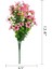 Silhouette 6 Paketler Uv Dalı Sahte Bitkiler Açık Sahte Plastik Çiçekler Bahçe Pencere Kutusu Sundurma Ev Pembe (Yurt Dışından) 3