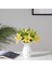 Silhouette Adet Yapay Zambak Çiçekleri Gerçek Iletişim Sahte Zambak Buketi Ev Düğün Çiçek Dekor Için Sarı (Yurt Dışından) 2