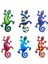 Silhouette Paket Metal Gecko Duvar Sanat Dekor Ilham Verici Heykel Ev Yatak Odası Oturma Odası Bahçe Için Kapalı Açık Asın (Yurt Dışından) 1