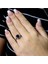 Çerçevesi Taşlı Oval Safir Yüzük 4