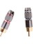 Rca Erkek Konnektör 6.5 mm Kablo Bağlama Adaptörü Altın Kaplamalı Erkek Fiş Ses Video Kablo Konnektörü Lehimsiz Adaptör 2 Adet Bakır Rca Fono Erkek Fiş Konnektörü Ses Adaptörü Ses Fiş Terminali Av 5