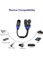 1 Erkek - 2 Kadın Xlr Y Splitter Mikrofon Kablosu, 3pin Xlr Erkek - Çift Xlr Dişi Y-Splitter Dengeli Mikrofon Kabloları (1 Adet) (Yurt Dışından) 5