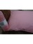 Pembe Lastikli Tek Kişilik Çarşaf 4