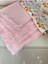 %100 Pamuk Bebek Ağız Silme Mendili 4'lü Set 30X30CM Pembe Omuz Örtüsü Ter Mendili 2