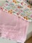 %100 Pamuk Bebek Ağız Silme Mendili 4'lü Set 30X30CM Pembe Omuz Örtüsü Ter Mendili 5