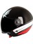 FX-101 Açık Kask (Siyah/beyaz/kırmızı) 1