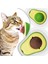 Avokado Catnipli Kedi Çimi Topu Avokado Kedi Nanesi Oyuncağı 1