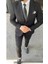By Joseph Siyah Slim Fit Yelekli Erkek Takım Elbise 2