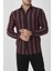 Çizgili Melanj Slim-Fit Erkek Gömlek 2