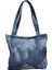 Blujin Kot Desenli Bez Tote Bag Çanta Cepli ve Fermuarlı 3