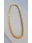 Çelik Gold Balıksırtı Pul Model Kolye 1