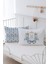 2'li Yastık Kılıfı (35X45) Blue Royal Series - N Harfi 3