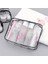 3 Lü Makyaj Çantası Kişisel Bakım Düzenleyici Su Geçirmez Çanta 4