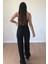2505 Yüksek Bel Boyfrıend(Salaş) Bol Paça Kot Pantolon 2