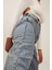 90's Kar Yıkama Mavi Likralı Süper Yüksek Bel Salaş Jeans Palazzo Pantolon 2