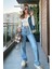 Sorry Yüksek Bel Straight Jean - Lightblue New 2024 1