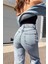 2505 Yüksek Bel Boyfrıend(Salaş) Bol Paça Kot Pantolon 3