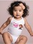 Ribana Aile Seri Dayı Yazılı Baskılı Kız Bebek Body & Zıbın Askılı Atlet Çıtçıtlı 2