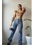 Penolope Kadın Orj Cj Düğmeli Wide Leg Jean 1