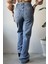 Penolope Kadın Orj Cj Düğmeli Wide Leg Jean 5