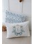 2'li Yastık Kılıfı (35X45) Blue Royal Series - Ü Harfi 2