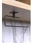 Yapışkanlı Siyah Uzun Havluluk Rulo Havluluk Wc Tuvalet Kağıtlık Yuvarlak Havluluk 4 Lü Set 4