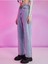 Vanessa Mavi Yüksek Bel Bol Paça Denim Kot Pantolon- Salaş Pantolon 2024 4