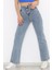 Kopitaiva 90's Kar Yıkama Mavi Likralı Süper Yüksek Bel Salaş Jeans Palazzo Pantolon 2