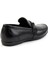 Siyah Deri Erkek Loafer Ayakkabı E01757716103 3
