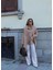 Beige Bel Detay Pantolon 4