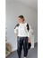 Klein Kadın Omzu ve Sırtı Dantel Detaylı Premium Sweatshirt 1