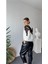 Klein Kadın Omzu ve Sırtı Dantel Detaylı Premium Sweatshirt 4