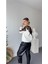 Klein Kadın Omzu ve Sırtı Dantel Detaylı Premium Sweatshirt 5