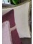 Kırlent Kılıfı 43 x 43 cm Keten Görünümlü Simli Ithal Güpürlü Leke Tutmaz 4