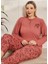 Battal Beden Uzun Kollu Anne Pijama Takımı 2700 1
