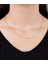 Dorika Detaylı Zarif Altın Set 14 Ayar 5gr 3mm Kly 45 cm Blk 18\20 cm 1