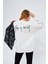 Cumhuriyet Koleksiyonu Atatürk Baskılı Sırtı Imzalı Sweatshirt - Beyaz 3