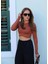 Taba Asimetrik Kesim Uzun Kol Crop Body 5